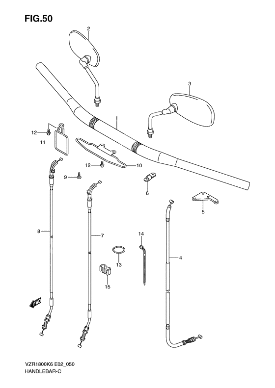 Handlebar              

                  Model k6/k7/k8