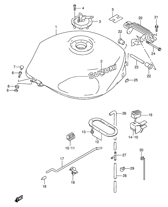 Tank fuel              

                  Model y/k1