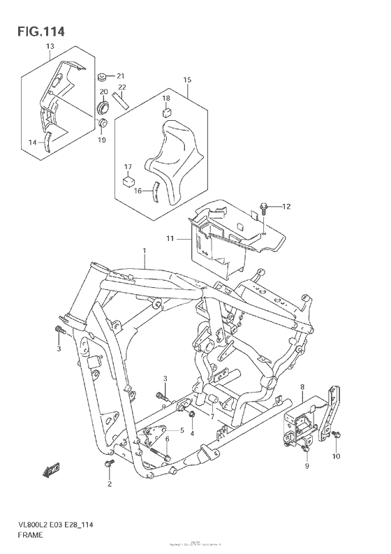 Рама (Vl800T E28)