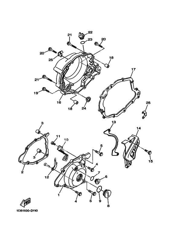 Крышки картера 1