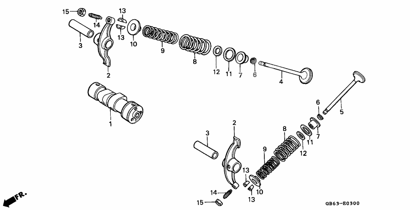Camshaft/valve