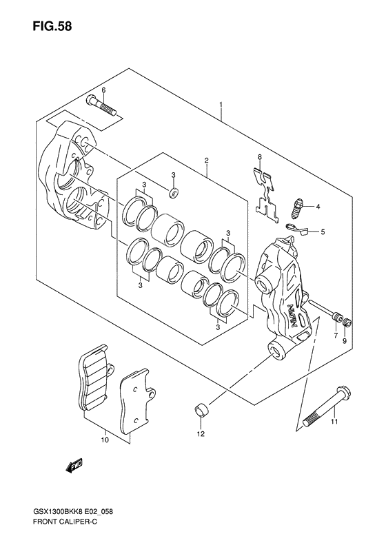 Front caliper