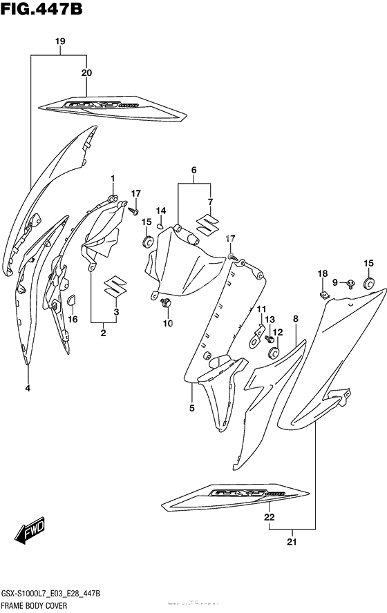 Нижняя накладка радиатора (Ysf)