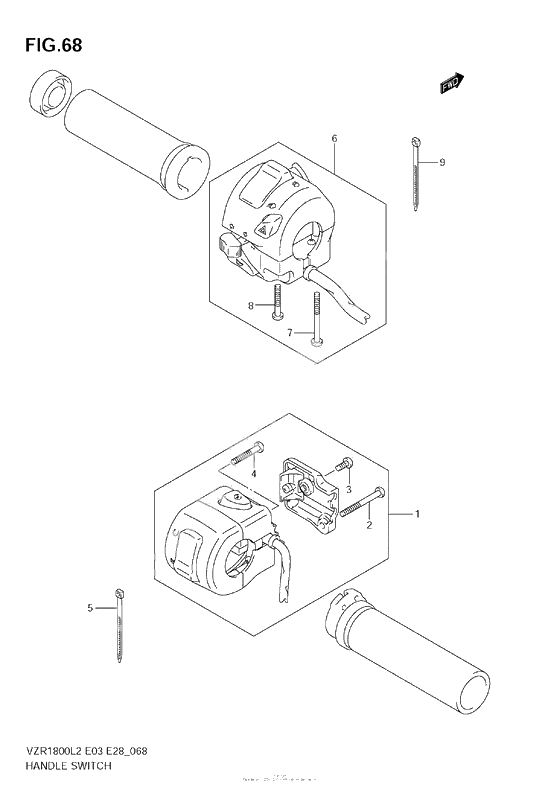 Пульт управления рулевой (Vzr1800 L2 E33)