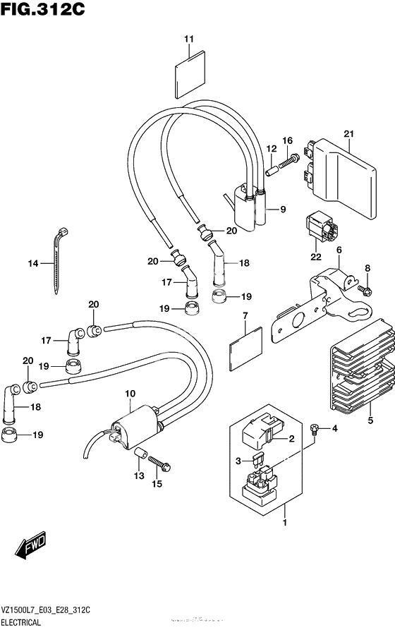 Электрооборудование (Vz1500L7 E33)