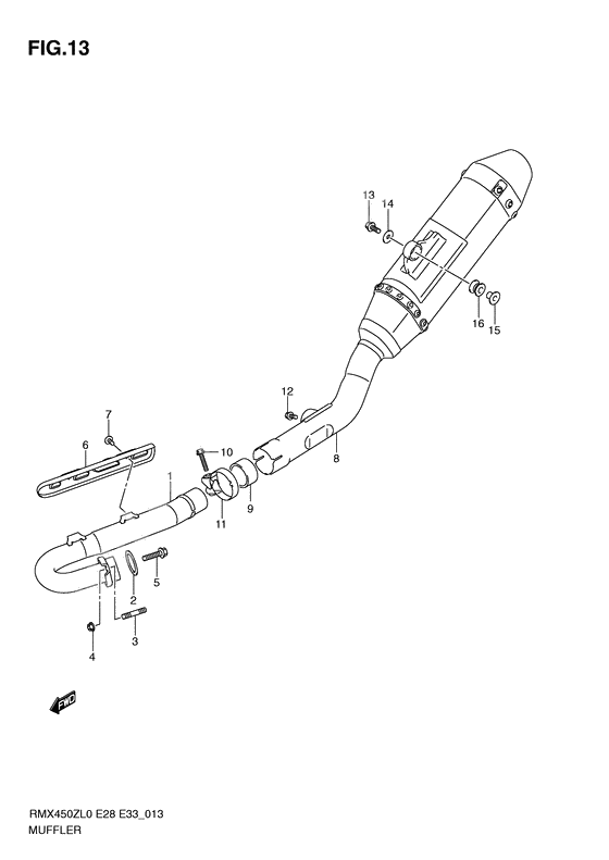 Muffler comp