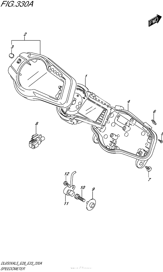 Speedometer (Dl650Xal5 E28)