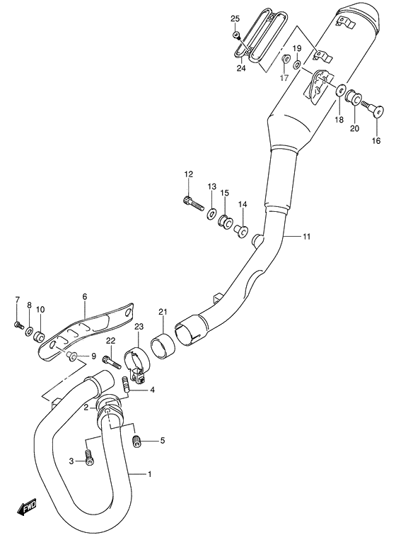 Muffler comp