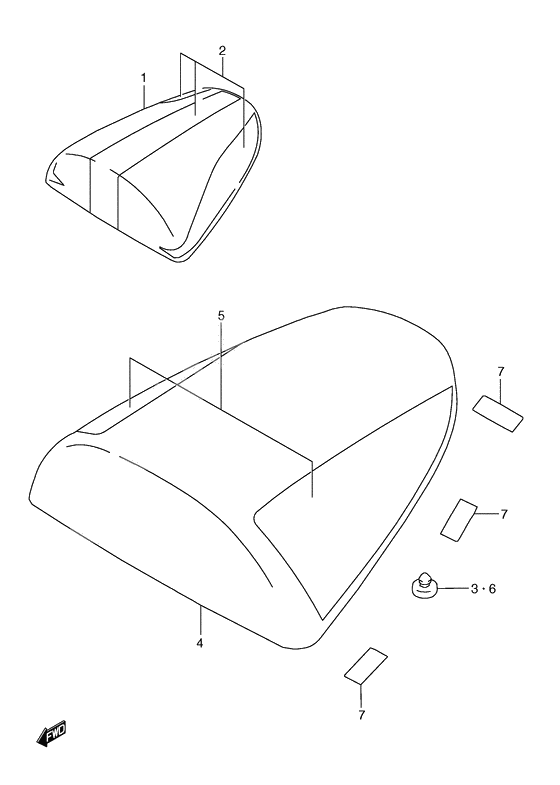 Seat tail box              

                  Model w