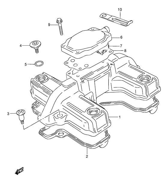 Cylinder head cover