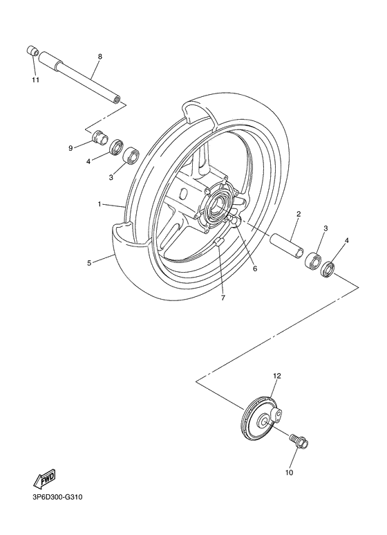 Front wheel