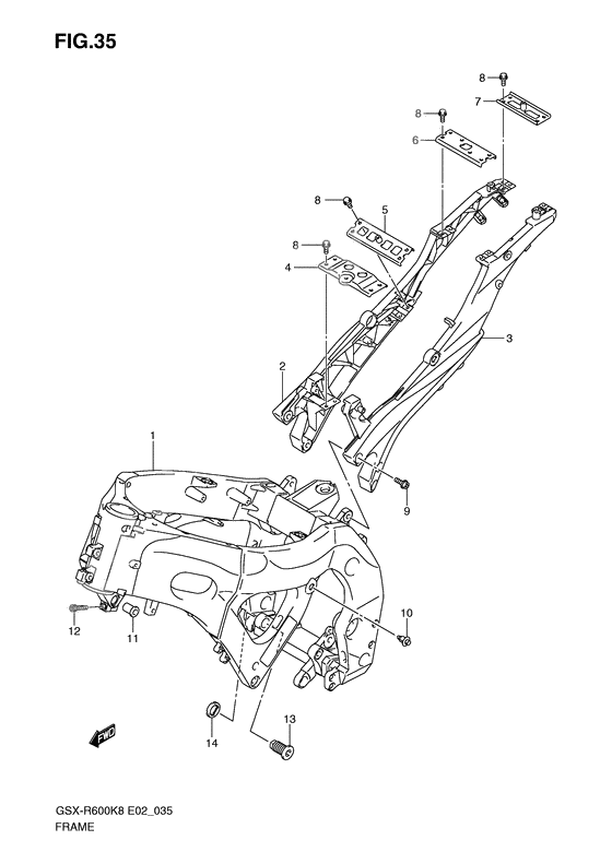 Frame comp              

                  Model k8/k9