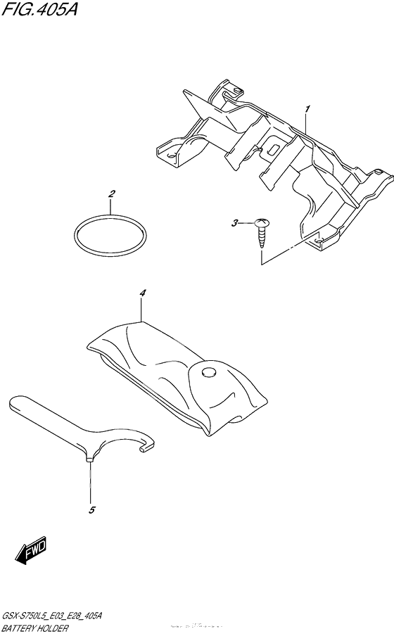 Крепление аккумулятора