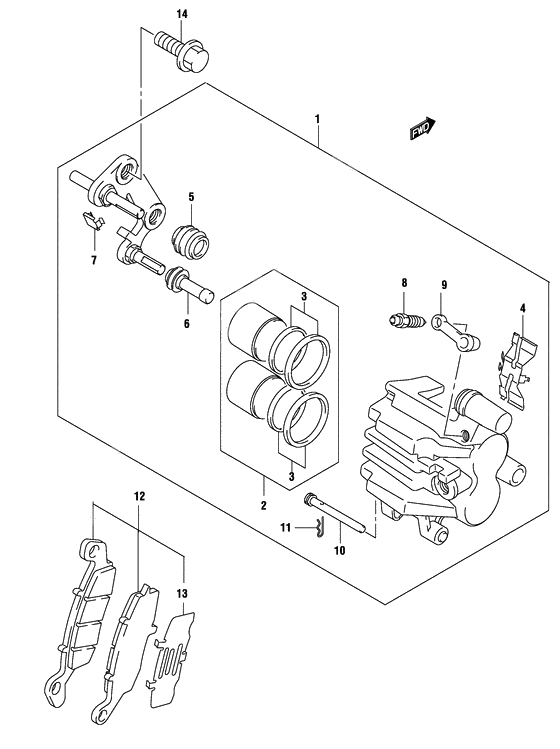 Front caliper              

                  Model k4