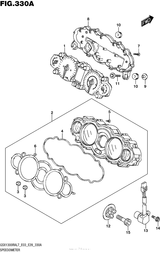 Speedometer (Gsx1300Ral7 E03)