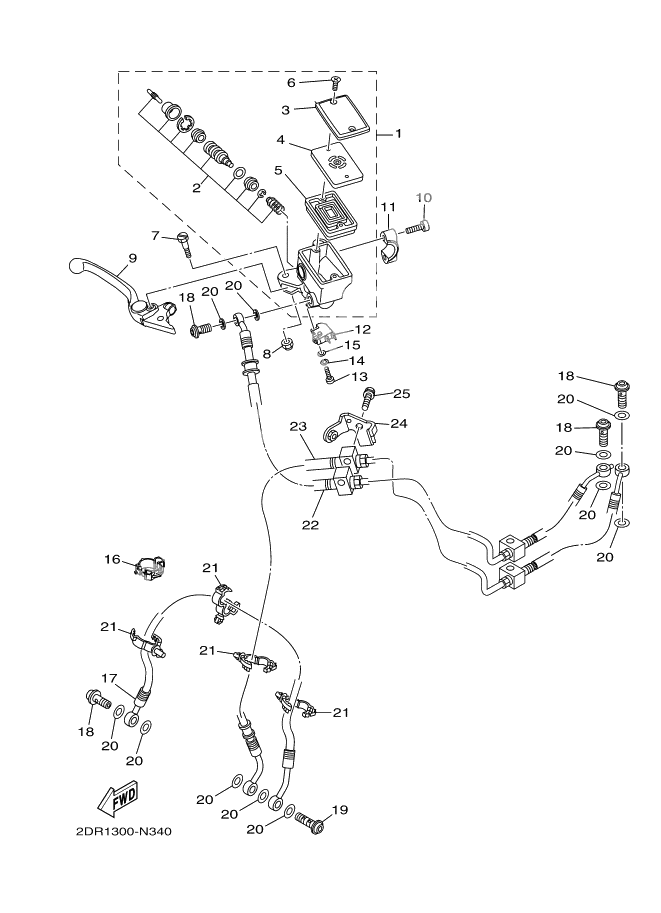 FRONT MASTER CYLINDER