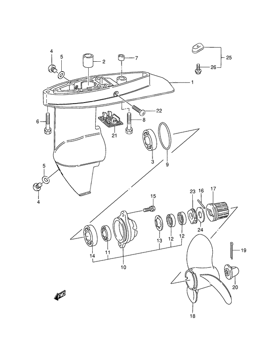 Gear case