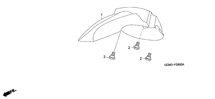 Front fender              

                  2