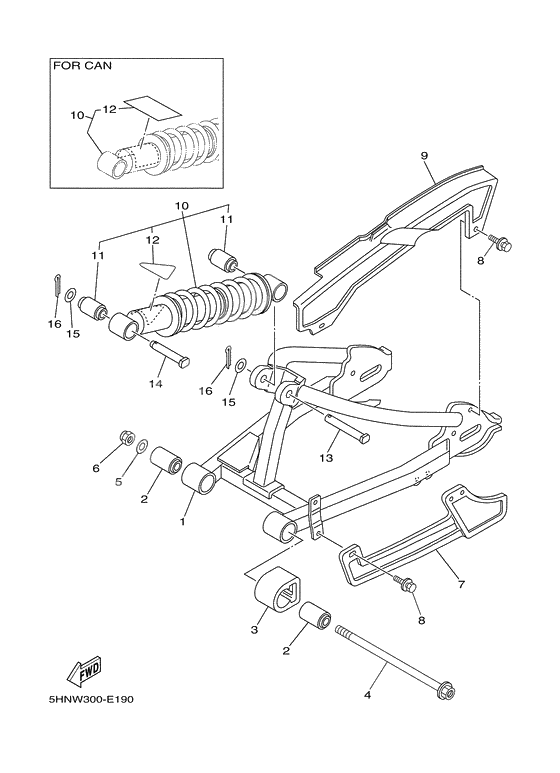 Rear arm & suspension