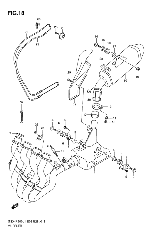 Muffler comp