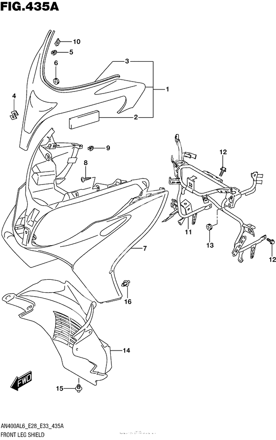 Front Leg Shield (An400Al6 E33)