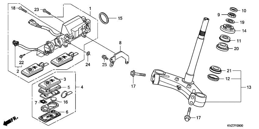 Steering stem