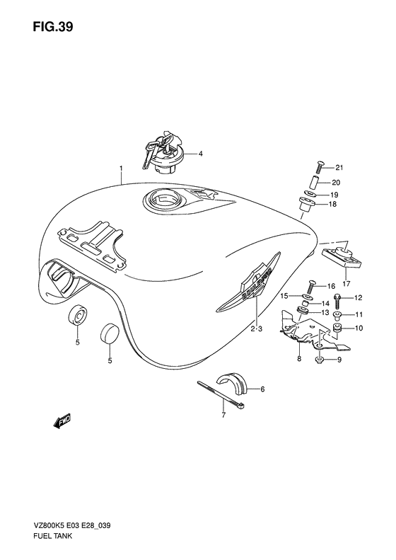 Tank fuel              

                  Model k5/k6