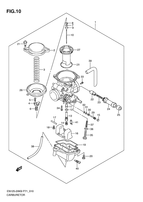 Carburetor assy              

                  En125-2ak9