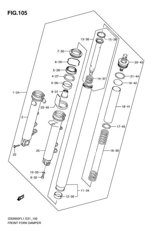 Front              

                  Gsx650fl1 e21