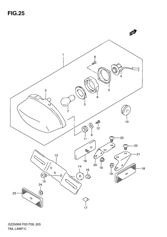 Rear combination lamp