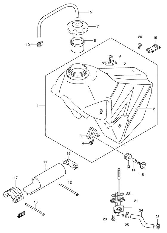 Tank fuel              

                  Model k4