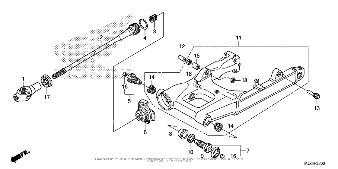 Задний рычаг (Маятник)