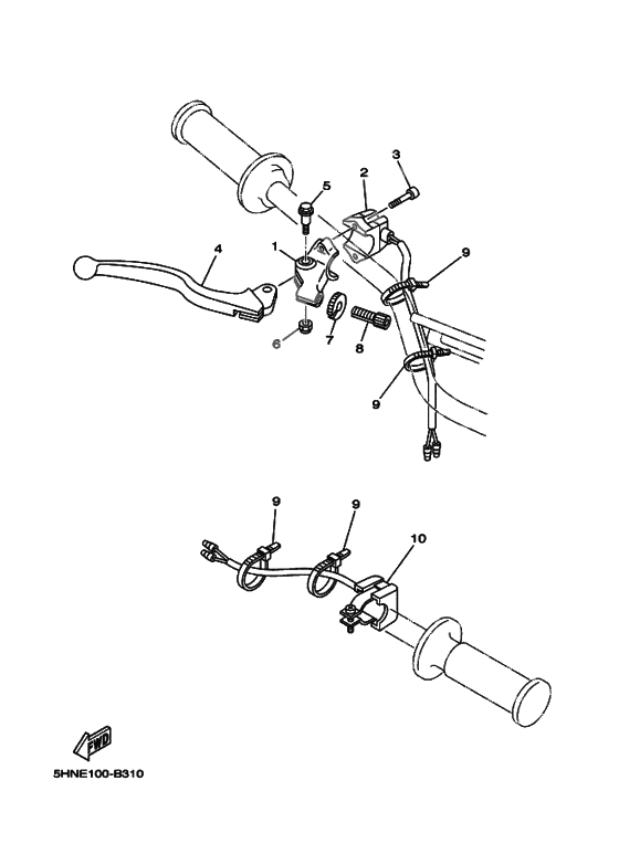 Interruptor manillar&palanc