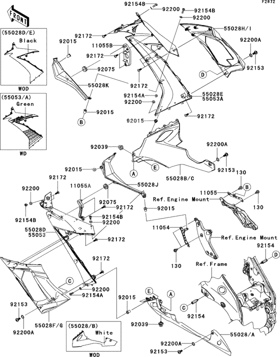 Cowling lowers