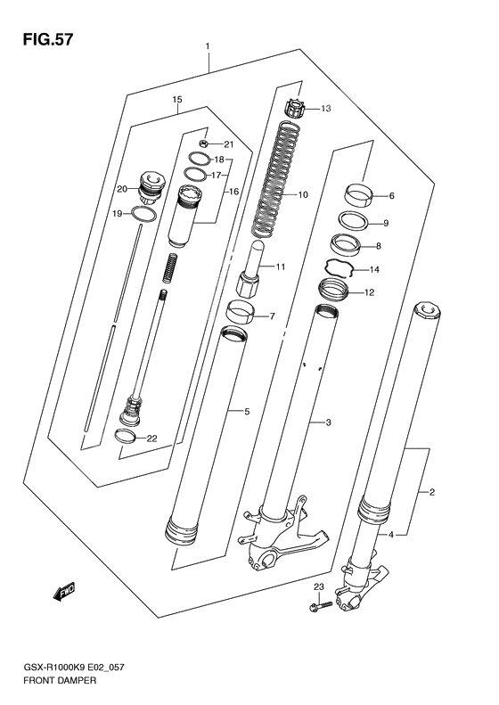 Front damper