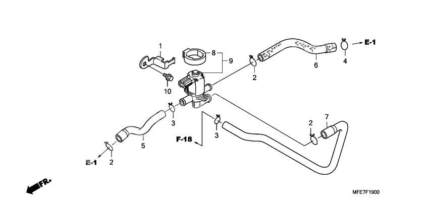 Air injection control valve