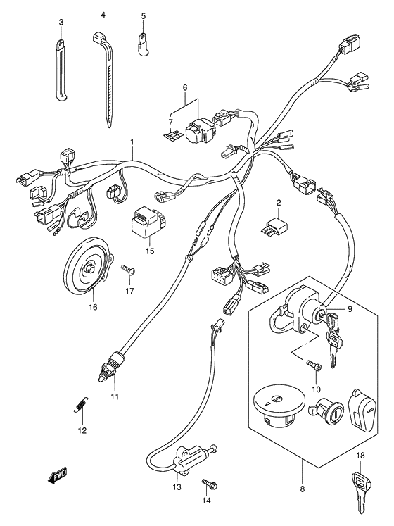 Wiring harness              

                  Model t/v/w/x/y/k1/k2/k3