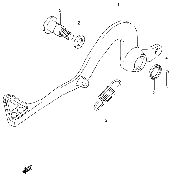 Front brake caliper