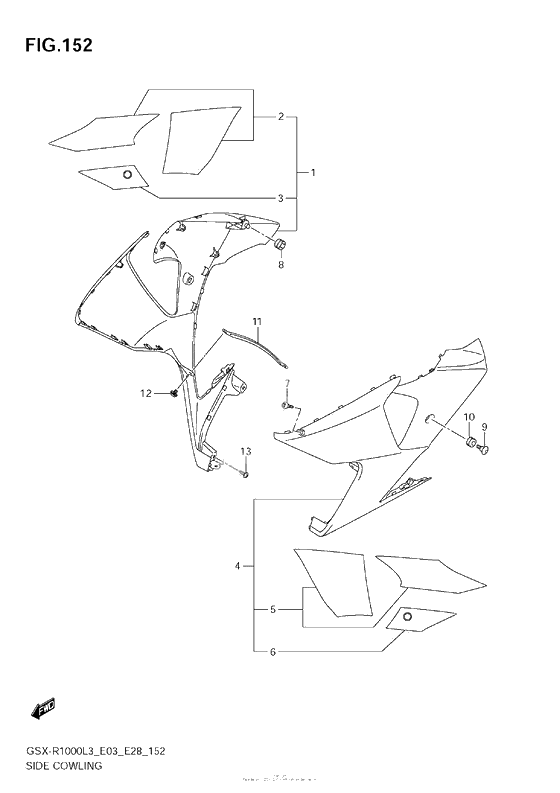 Side Cowling (Gsx-R1000Zl3 E03)