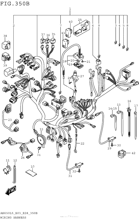 Wiring Harness (An650L5 E33)