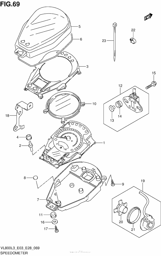 Speedometer (Vl800L3 E03)