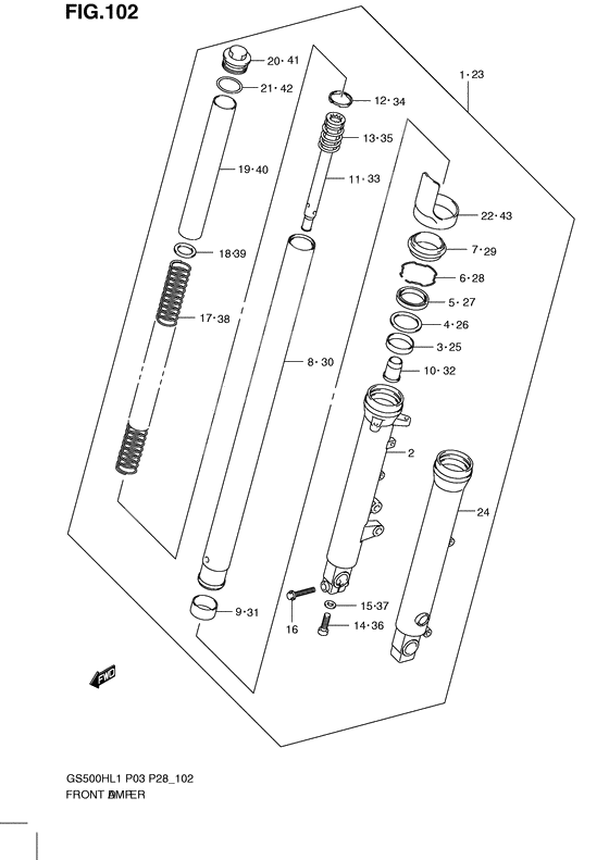 Front damper