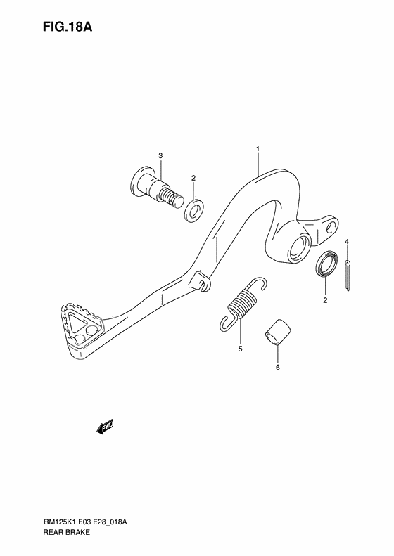 Front brake caliper              

                  Model k3/k4/k5/k6