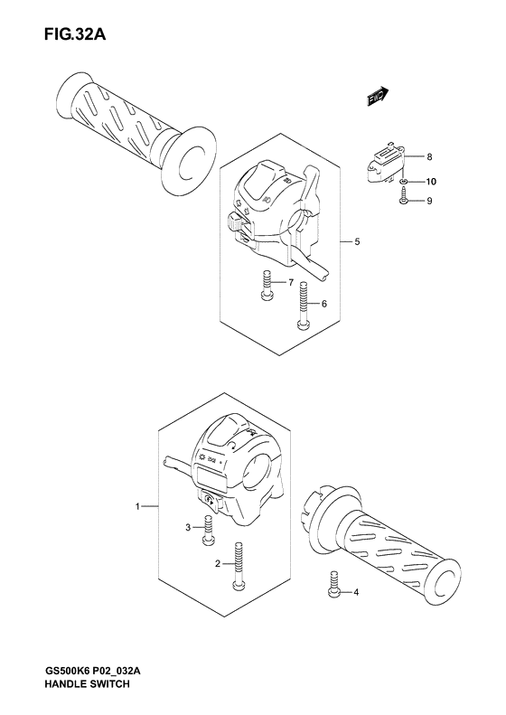 Handle switch              

                  Model k6