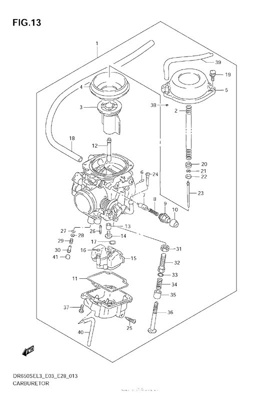 Carburetor (Dr650Sel3 E33)