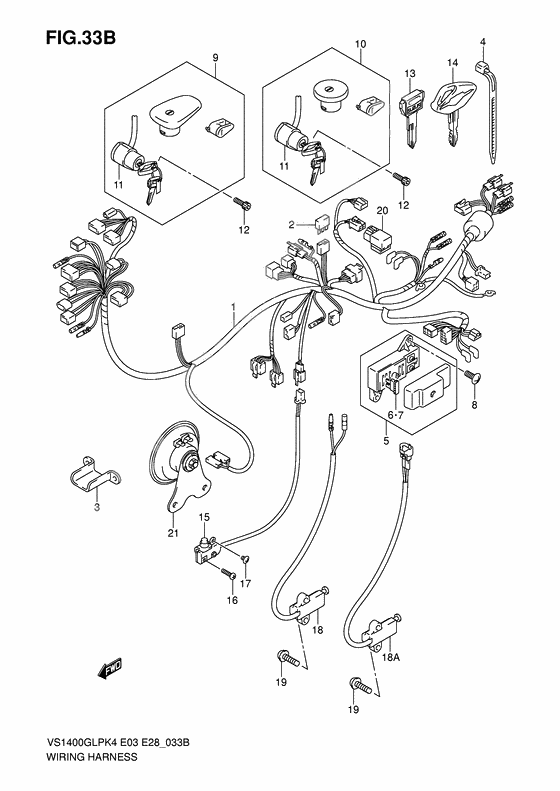 Wiring harness              

                  Vs1400k6/k7/k8