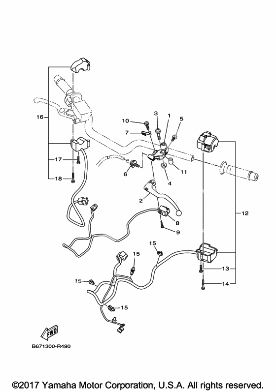 Пульт управления рулевой & Рычаг