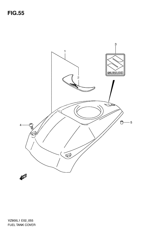 Fuel tank cover