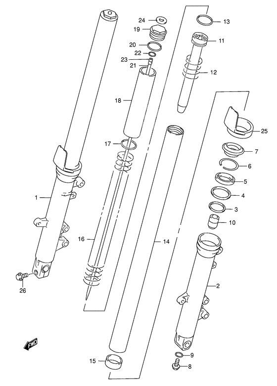 Front damper              

                  Model k3