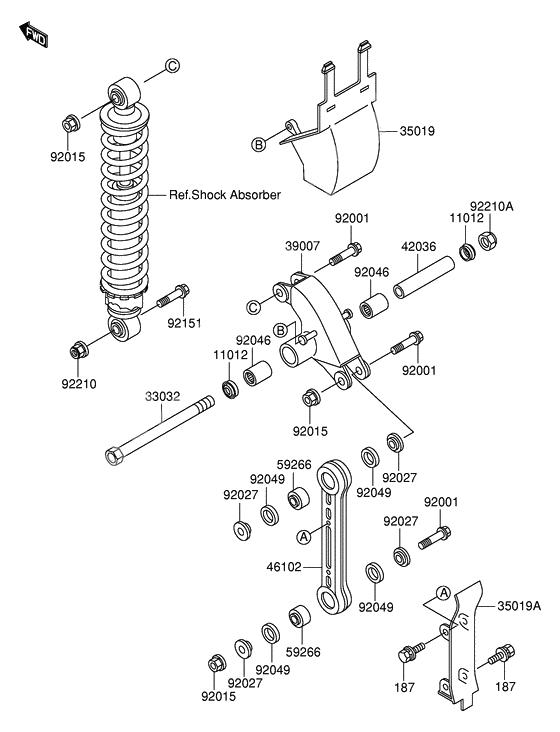 Rear suspension